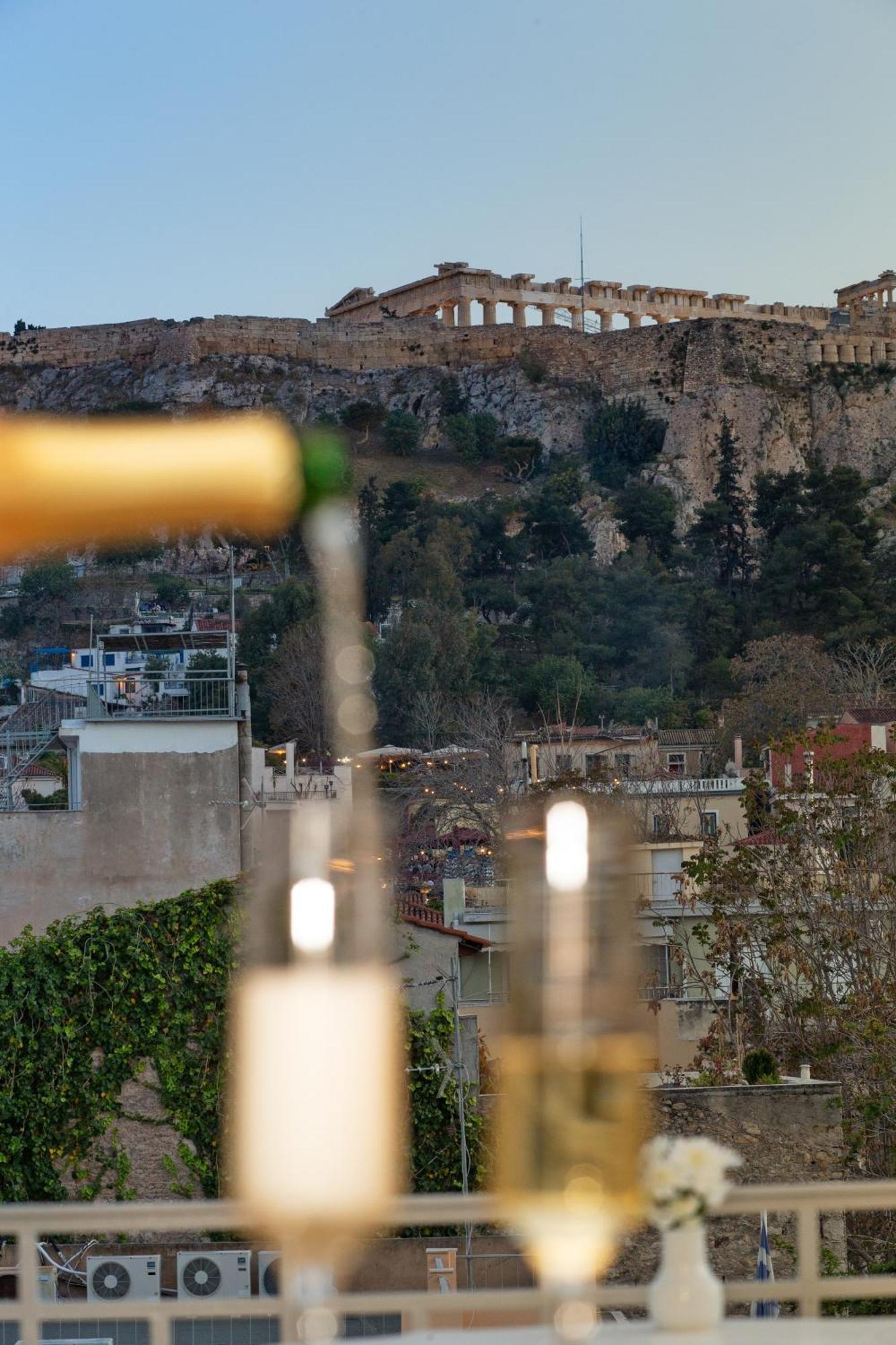 Prestige Penthouse - Breathtaking Parthenon Views In Plaka Apartment Athens